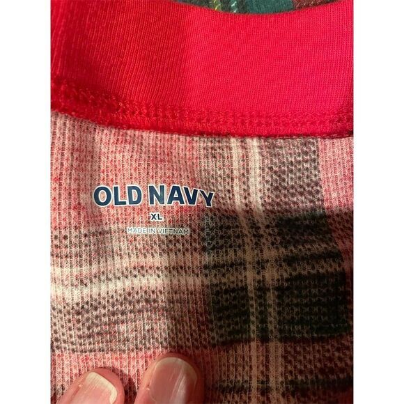 Old Navy Men's XL Tartan Plaid Pajama Leggings Elastic Waistband - Standard Size - Picture 5 of 6